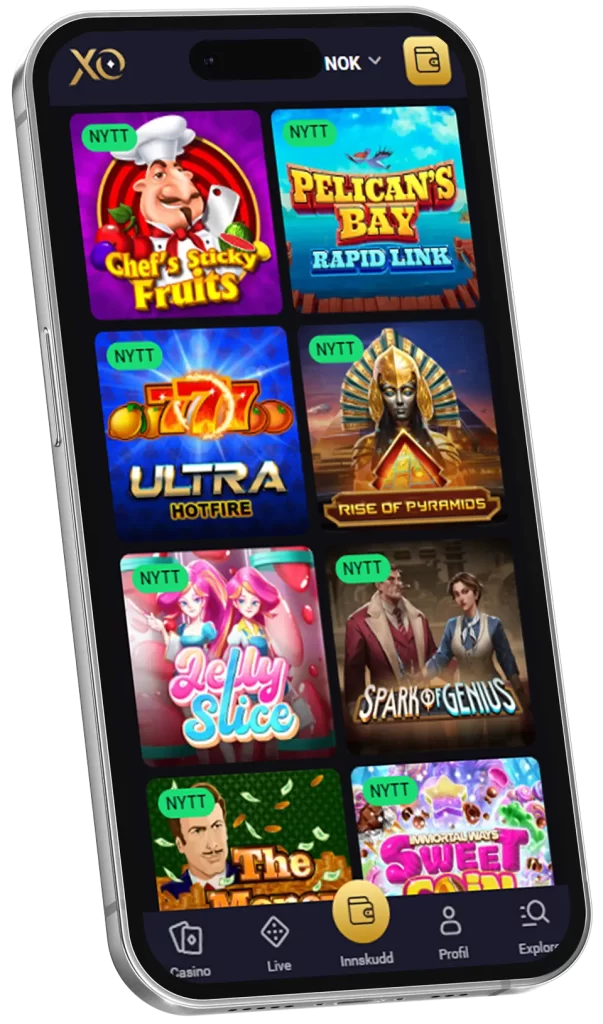 Roll XO Casino mobilapp